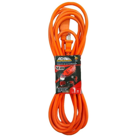 Extensión Eléctrica Uso Rudo 4 mts Adir Caja 10 Pz - Flash Sales