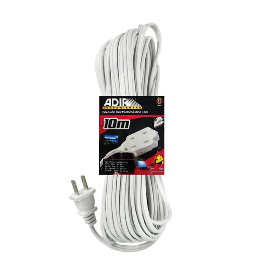Extensión para Electrodomésticos 10 mts Adir Caja 10 Pz - Flash Sales