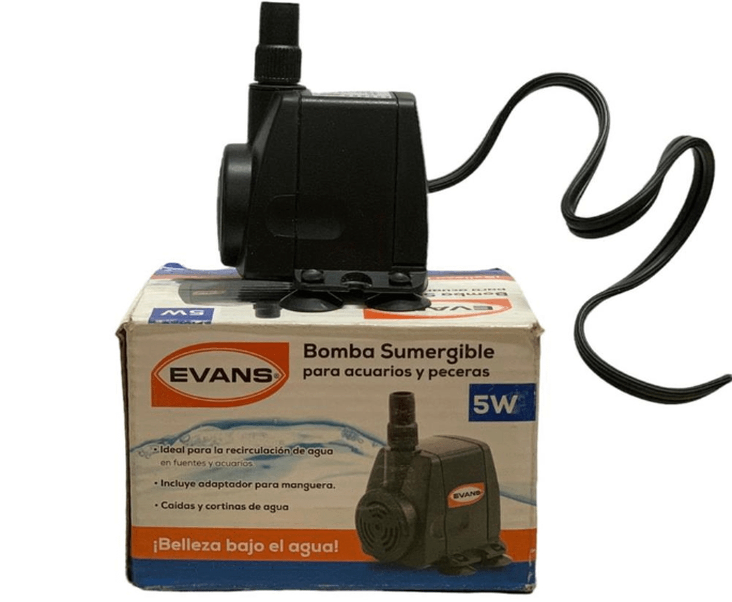 Bomba Sumergible Para Pecera O Fuente 5W EVANS AQUA5W - Flash $ales