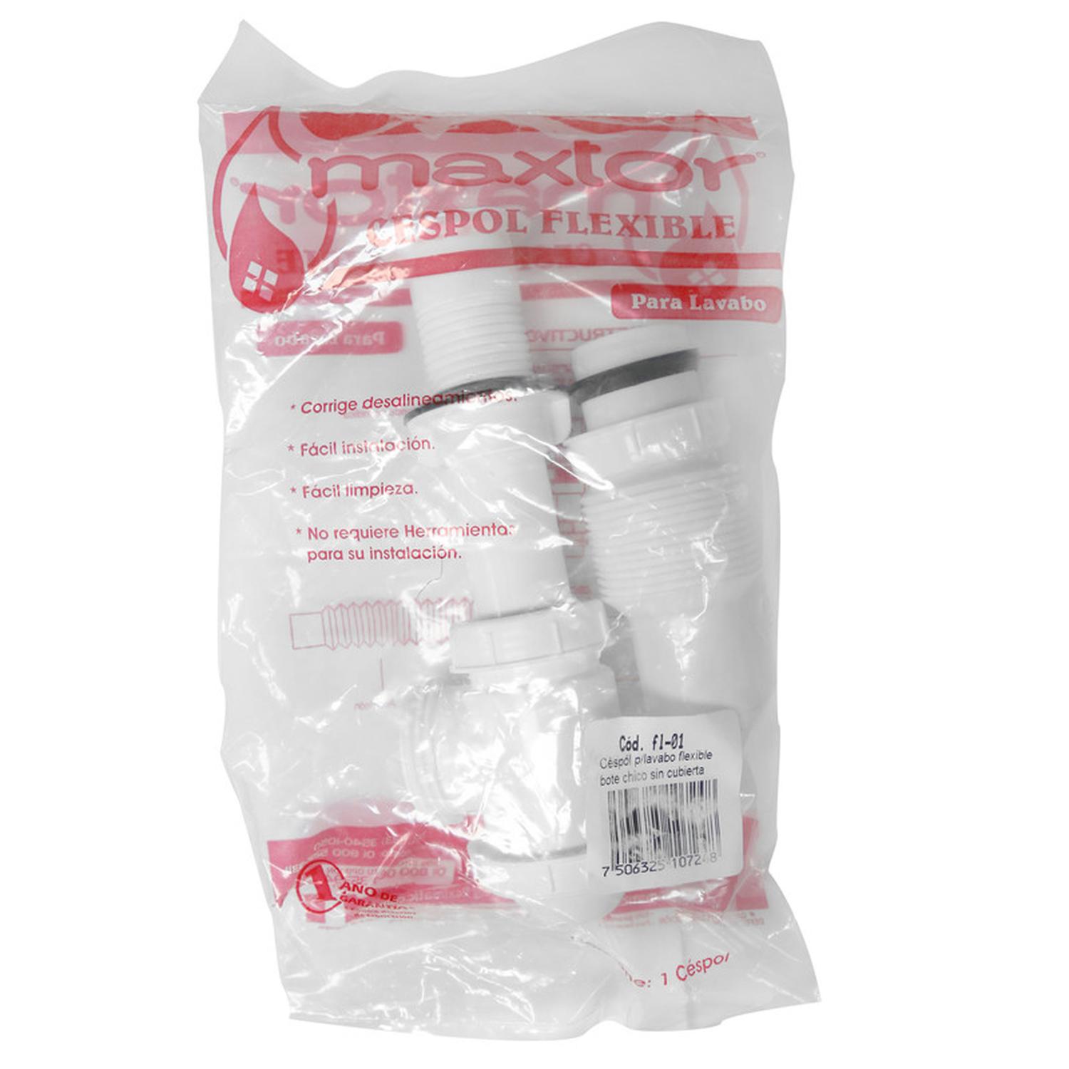 Céspol Para Lavabo Con Bote Chico – Fácil Instalación - Flash Sales