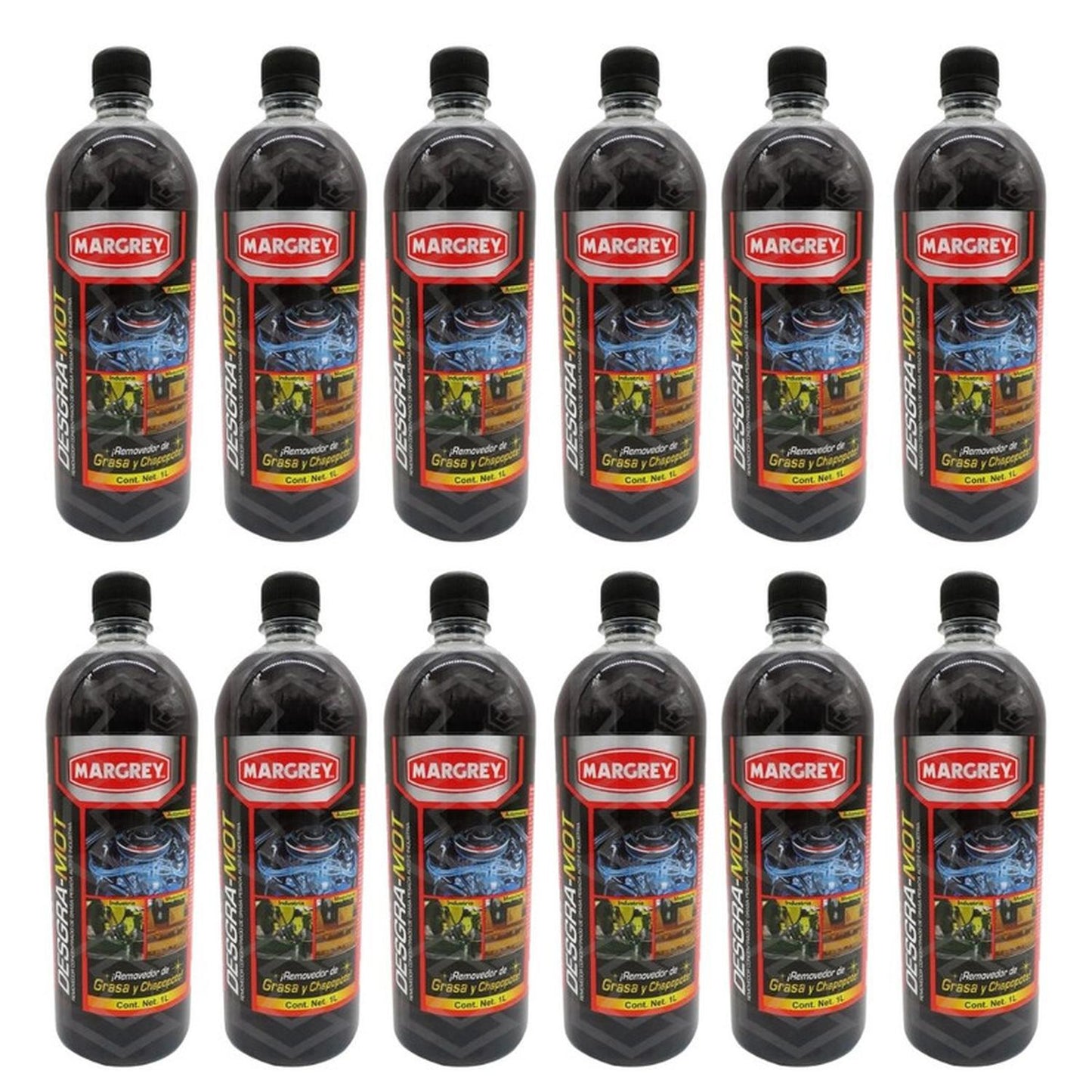 Desgramot Margrey 1 L Desengrasante Motor Caja 12 Piezas - Flash Sales
