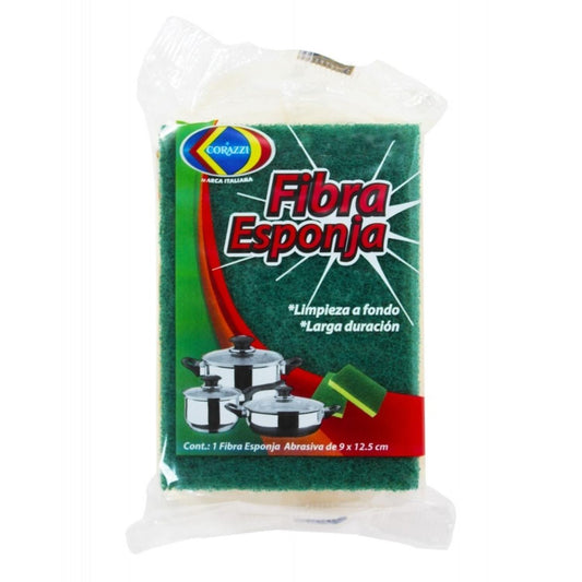 Fibra Esponja Abrasiva Corazzi 9 x 12.5cm de 24 Paquetes - Flash Sales