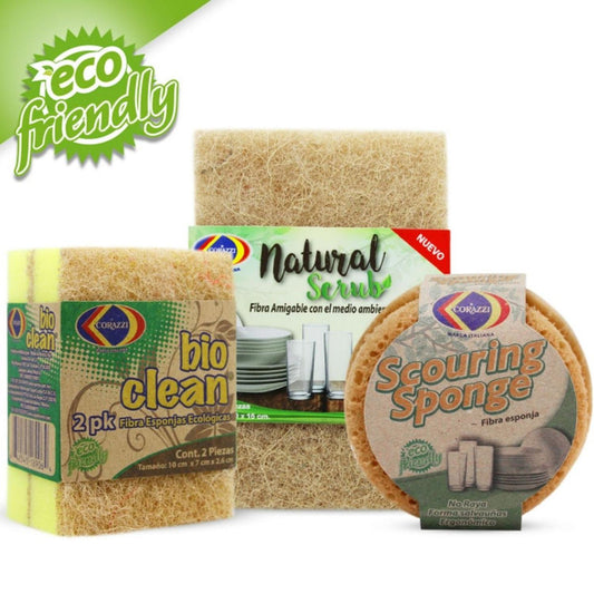 Fibra Esponja Coco Corazzi Salvauñas Ecode 24 Paquetes - Flash Sales