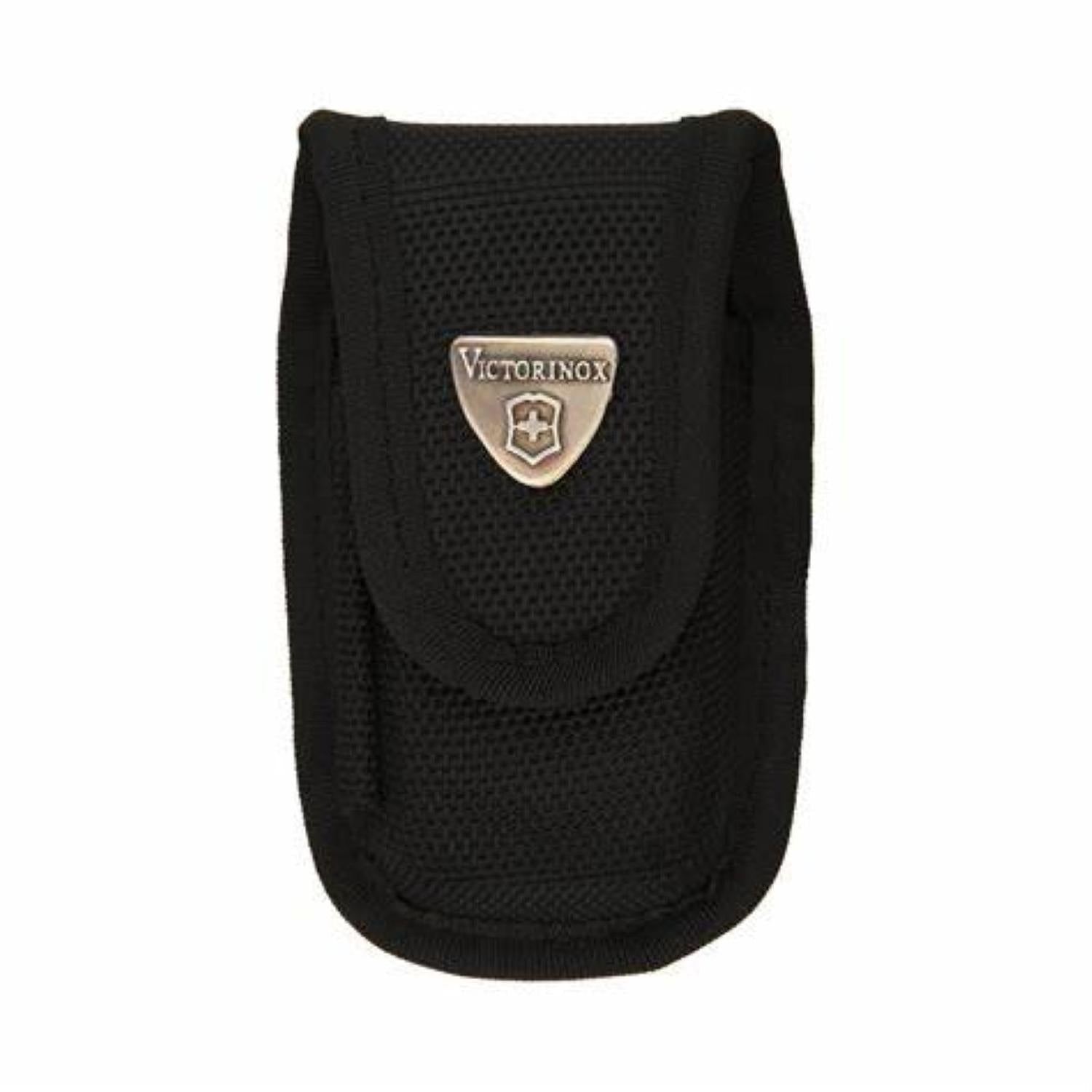 Funda Victorinox de nylon 100 mm de piel color negro - Flash $ales