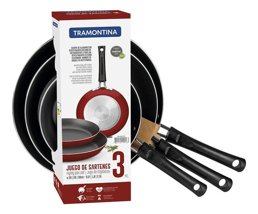Juego Sartenes 3 Pza Tramontina - Flash Sales