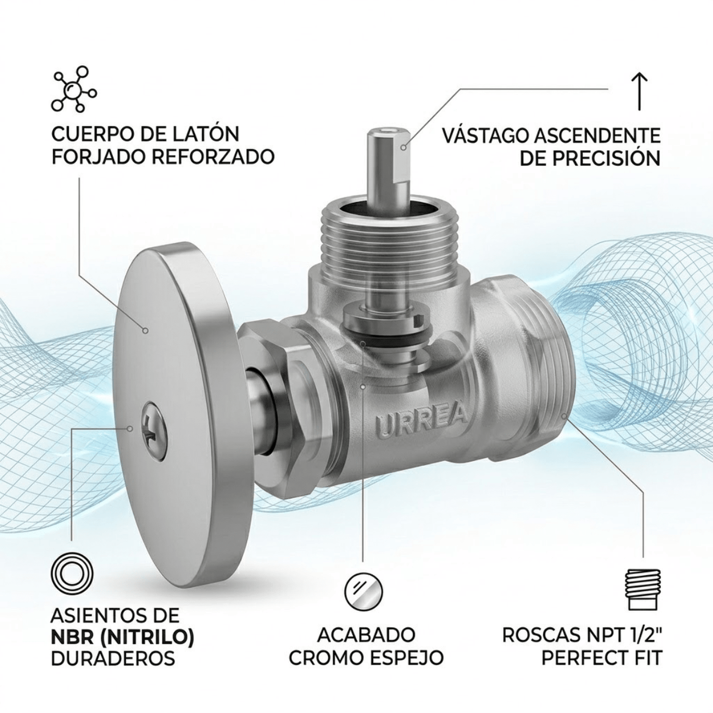Llave Alimentadora Reforzada 401st Urrea - Flash $ales