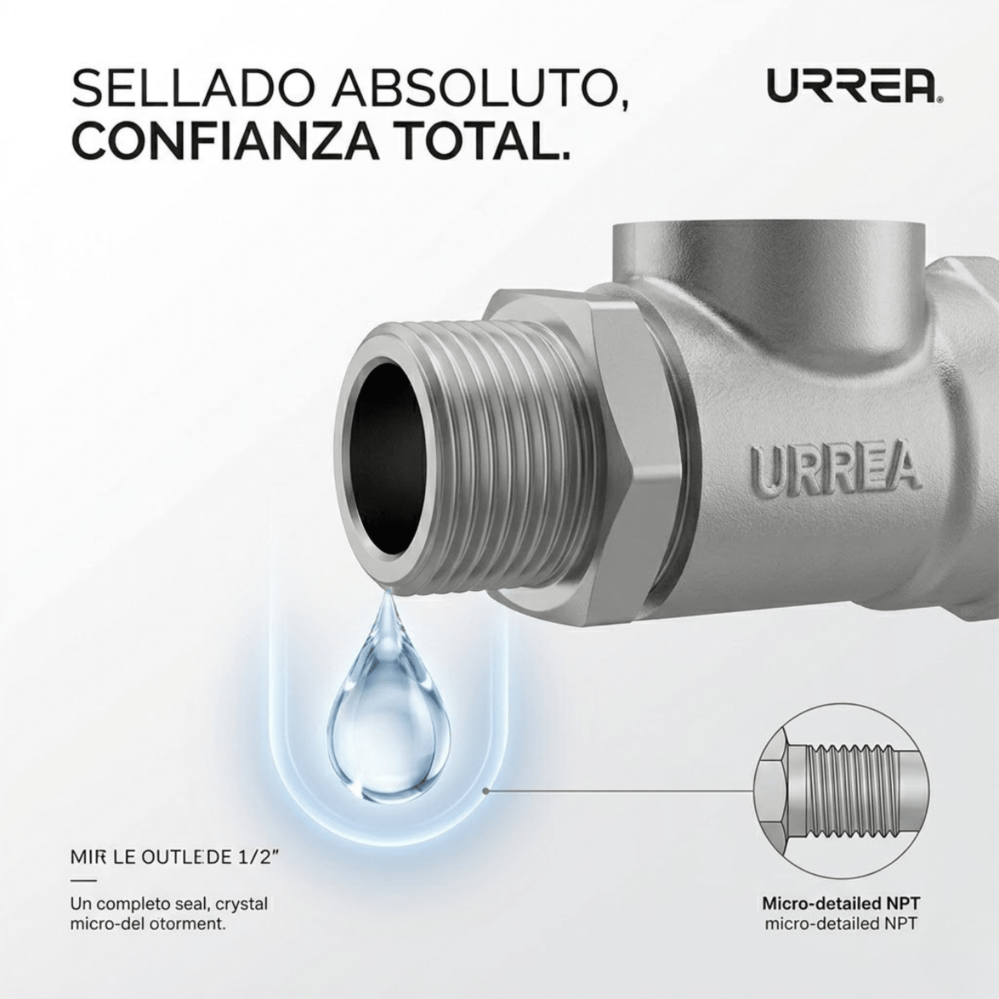 Llave Alimentadora Reforzada 401st Urrea - Flash $ales