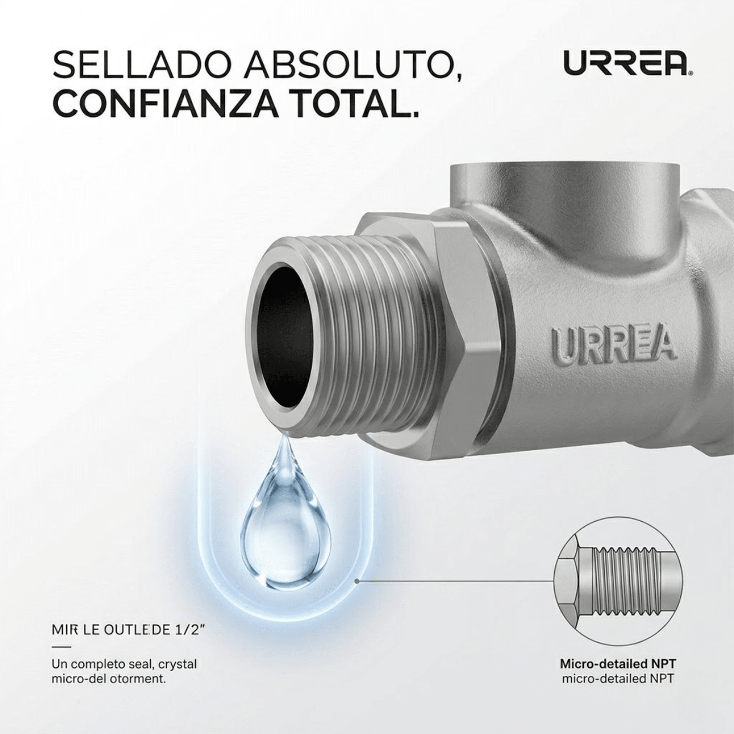 Llave Alimentadora Reforzada 401st Urrea - Flash $ales