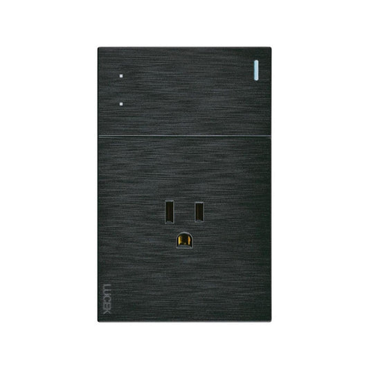 Placa Con 1 Apagador De Escalera Y 1 Contacto Lucek FlatPack 6 - Flash Sales