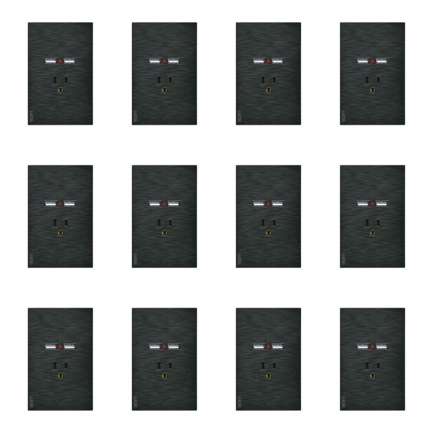 Placa Con 1 Contacto Y 2 Entradas USB Lucek FlatPack 12 - Flash Sales