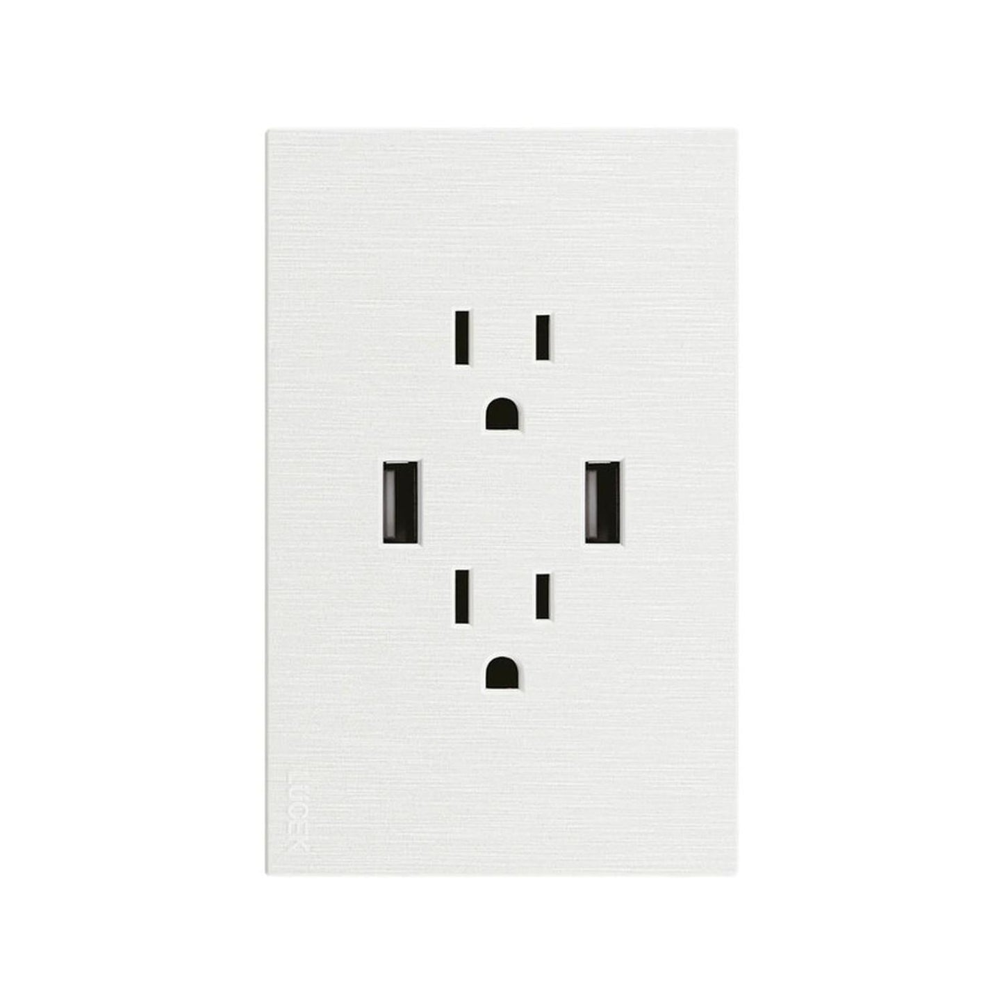 Placa Con 2 Contactos Y 2 Entradas USB Lucek FlatPack 12 - Flash Sales