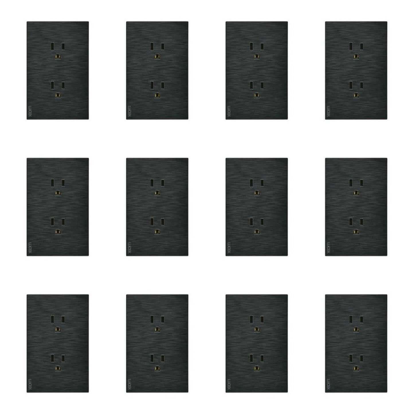 Placa Con Contacto Dúplex Lucek Flat Pack 12 - Flash Sales