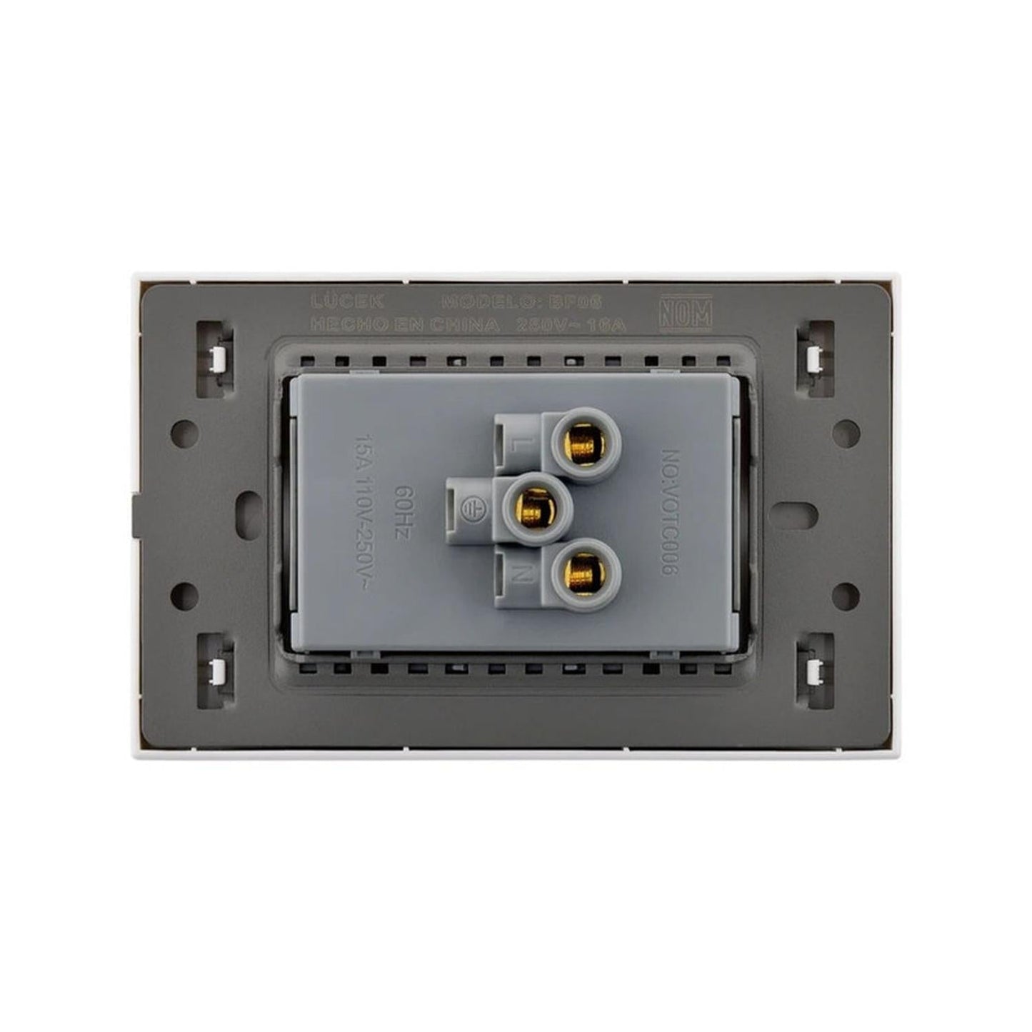 Placa Con Contacto Dúplex Lucek Flat Pack 12 - Flash Sales
