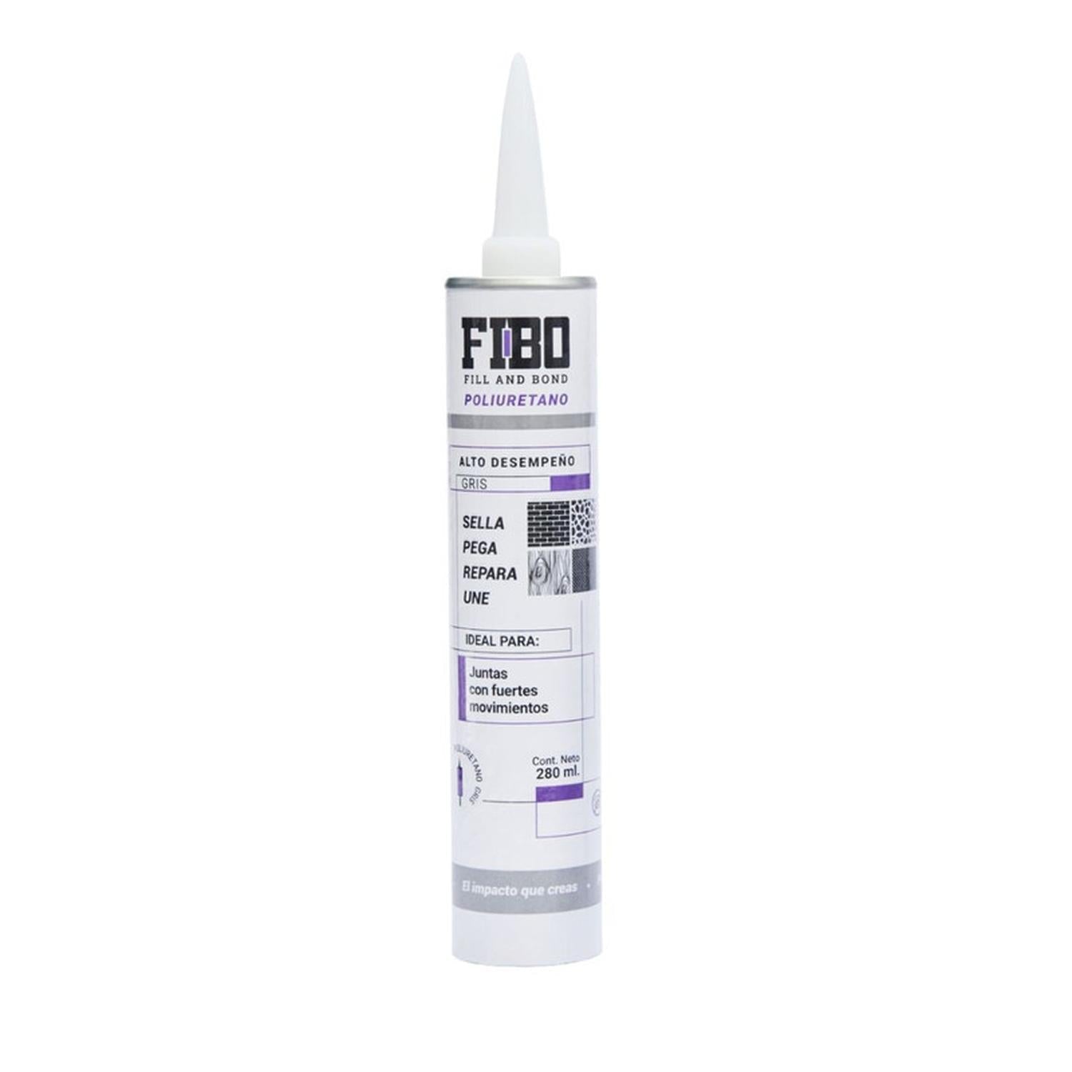 Poliuretano Alto Desempeño Gris Fibo 280 ml Caja 12 Pz - Flash Sales