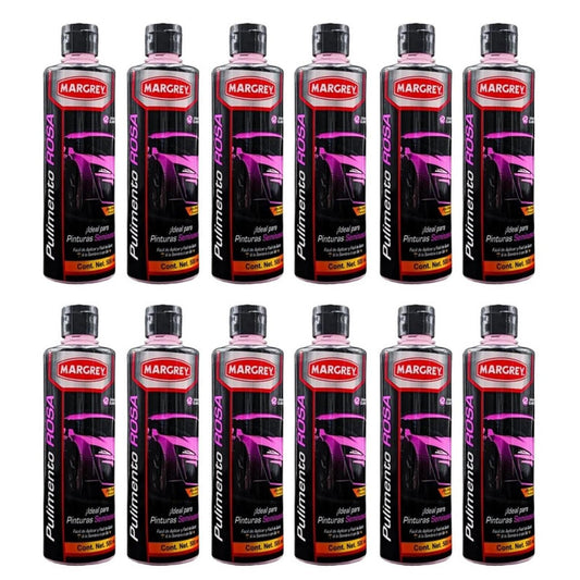 Pulimento Rosa Margrey 500 ml Grano Medio Caja 12 Piezas - Flash Sales