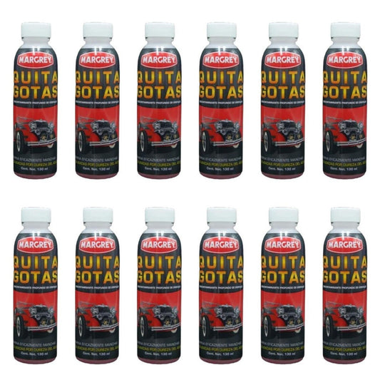 Quita Gotas Margrey 130 ml Limpiador Cristales Caja 12 Piezas - Flash Sales