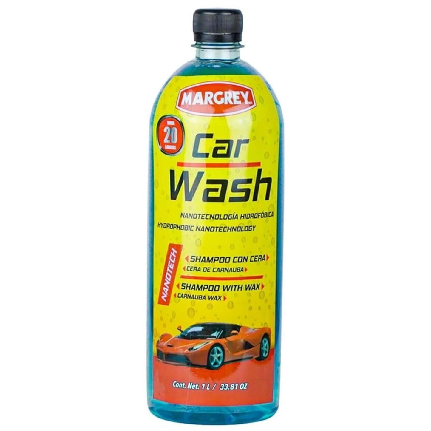 Shampoo Auto Car Wash 1 L Con Cera Caja 12 Piezas - Flash Sales