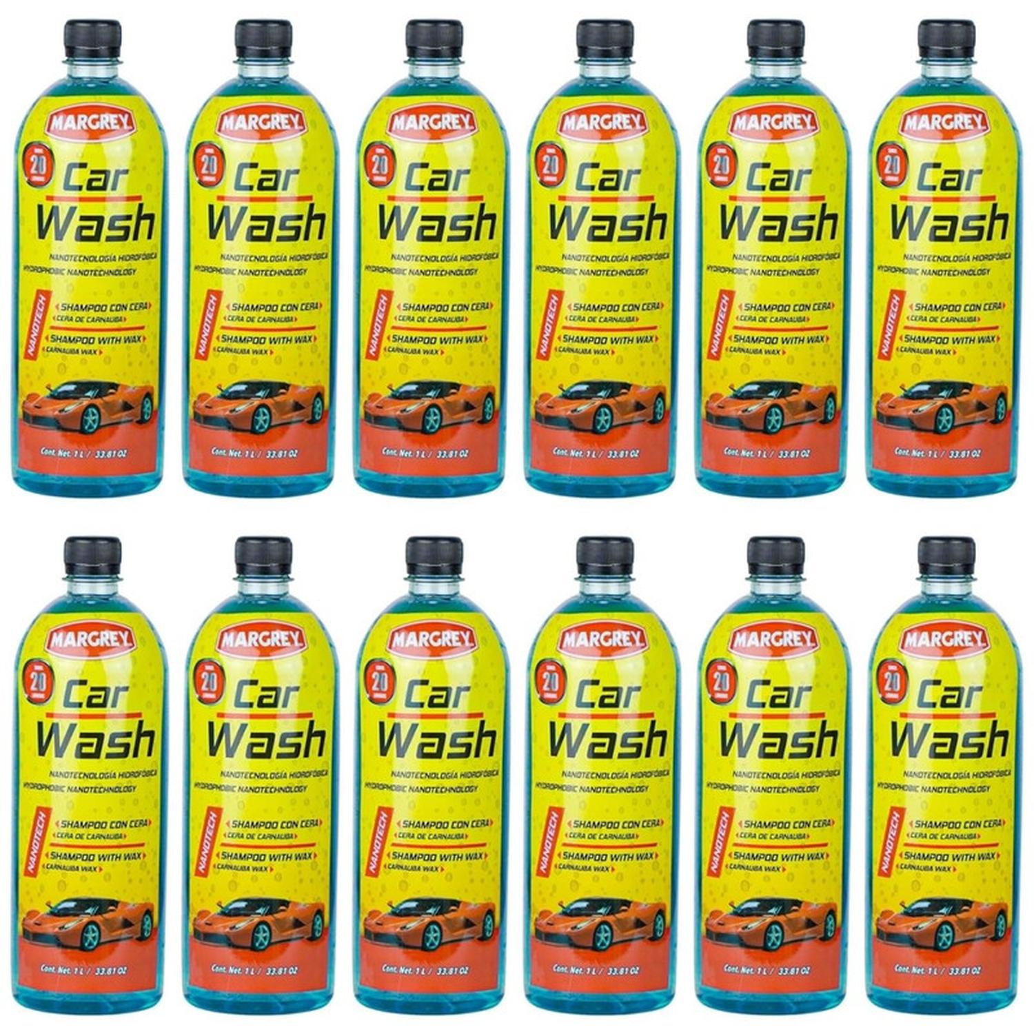 Shampoo Auto Car Wash 1 L Con Cera Caja 12 Piezas - Flash Sales