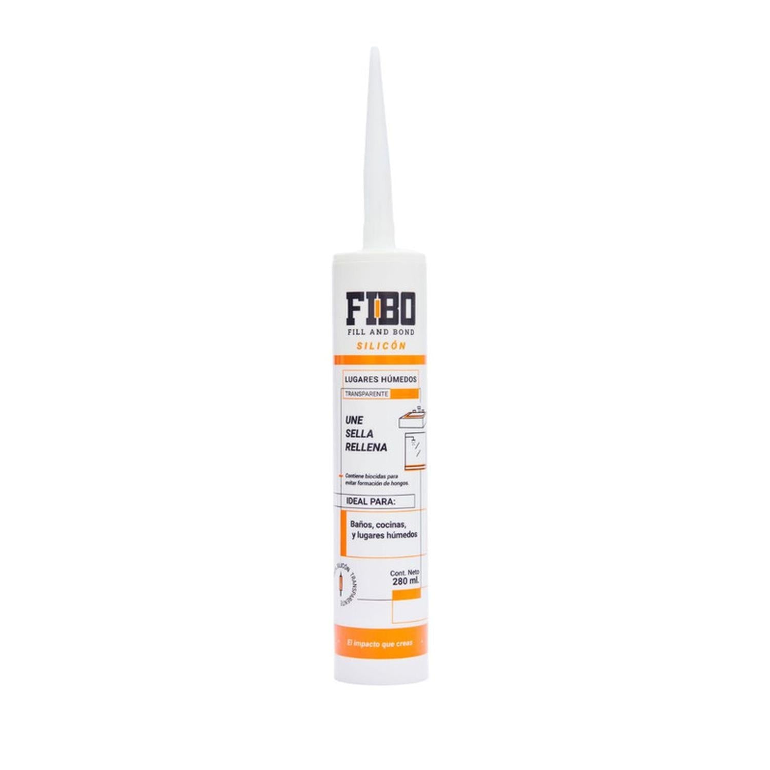 Silicon 100% Lugares Húmedos Fibo 280 ml Caja 12 Pz - Flash Sales