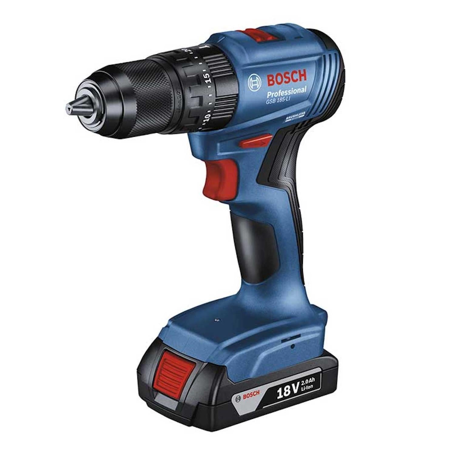 Taladro Percutor Bosch Gsb 185 - li 18v 1 Bat Y Maletín - Flash $ales
